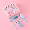 6 Stks/set Baby Gezondheidszorg Nagel Haar Kam Grooming Borstel Set Multifunctionele Baby Nagel Trimmer Schaar Clippers Hygiëne Kit