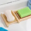 Neue Tragbare Seifenschalen Natürliche Holz Seife Tray Halter Gericht Lagerung Bad Dusche Platte Hause Badezimmer Waschen Seife Halter Organizer