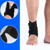 Genouillères 1 paire Fitness Sports Cheville Brace Gym Élastique Soutien Gear Pied Poids Wraps Protecteur Jambes Puissance Haltérophilie