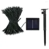 Strings LED Solar 50M 5000Leds Powered Garden Light Blossom Decorative Lawn Patio Christmas Trees Weddings