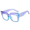 Sunglasses Frames Fashion Transparent Glasses Women Big Oversized Square Eyeglasses Optical Computer Eyewear Men Spectacle