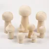 1 Box 34pcs DIY Simulated Mushroom Ornaments Wooden Mushroom Decors Unfinished Mushroom DIY Crafts Painting Graffiti Mushrooms