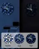 壁時計北欧の中世の幾何学抽象カラー明るいポインター時計家の家の装飾