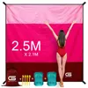 Pillow GAIVOTA 2.5m Oversized 18 Person Portable Beach Blanket Waterproof Sandproof Belt Automatic Inflatable PillowPink