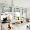 Curtain MissDeer Modern Lace Jacquard Window Valance Hem Coffee Short For Kitchen Cabinet Door Bedroom Home Decor
