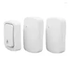 Doorbells Self Generating Doorbell Battery Free Powered Door Bell 2 Receivers Waterproof Wireless AC