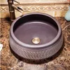 Китайская ручная резное антикварное керамическое мытье бассейн для ванной комнаты Quatity srn