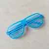 6pcs Shutter Shades okulary Shutter Okulary przeciwsłoneczne Neonowe kolory migawki okulary za lata 80. 90. retro favors disco urodzinowe dekoracje urodzinowe