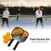 Raquettes de squash 2 pièces pagaies raquettes 4 balles ensemble pour femmes hommes Sports de plein air fournitures vacances fête d'anniversaire présente 230621