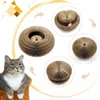 Cat Toys Magic Organ Cat Toy Cats Scratcher Scratch Board Rund Korrugerad skrapstolpe Post Toys For Cats Sliping Claw Cat Accessories 230625