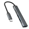 Kompakt USB 2.0 3.0 USB-C Expander Docking Station Mini Design Type-C Effektiva datortillbehör