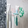 1Pc Plastic Toothbrush Holder Toothpaste Storage Rack Shaver Tooth Brush Dispenser Bathroom Organizer Accessories Tools