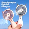 Other Home Garden Portable Misting Handheld Fan Cooling Personal Mini Fan 3 Speed 2 Modes Spray Water Fan USB Rechargeable Outdoor Camping Travel 230625