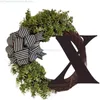 Decorative Flowers 26 English Letters Front Door Wreath Art Crafts Party Decoration Accessory For Festival Year Wedding Dropship