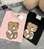 2023 Été Garçons Filles Designer T-shirts Enfants T-shirt Garçon Casual Lettre Ours Imprimé Tops Mode Bébé Enfant T-shirts Élégant À La Mode T-shirts Multi Couleurs