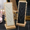 Jewelry Pouches Display Stand Practical Fine Texture Necklace Holder Necklaces Business Use