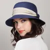 Chapeaux à large bord Nouvelle arrivée Sun Beach Hat Femme Summer Sun Cap Pliable Travel Straw Hat Étudiants Travel Folding Hat Girls Travel Hat B-7842Sun block HKD230625