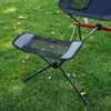 Meble obozowe Przenośne składane krzesło aluminium Aluminium Składanie na zewnątrz podnóżek na zewnątrz stopy na zewnątrz spoczynkowe spoczynkowe stopę Resthkd230625