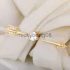 Band Rings New Style Cupid Heart Arrow Rings For Women Adjustable Two Finger Ring Zircon Charm Jewelry Wedding Couple Gifts BFF x0625