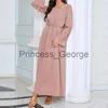 Casual Dresses Summer 2023 Ramadan Mubarak Abaya Dubai Turkiet Muslim Hijab Dress Women's Kimono Solid Color Long Dress Fashion Fit Elegant X0625