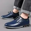 Herren-Kleiderschuhe für Herren, Schnür-Oxfords, schwarze Leder-Business-Schuhe, bequeme Herren-Schuhe