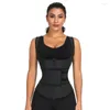 Vrouwen Shapers vrouwen WonderBeauty Latex Taille Trainer Vest Corset Hoge Compressie Vrouwen Rits Body Shaper Underbust Cincher Gordel