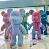 Arts et Artisanat DIY Fluide Ours Peinture Animal Ours Main Peinture Parent-enfant Jouet Cadeau Graffiti Bearbrick Statue Décor À La Maison Artisanat DécorHKD230625