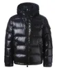 남자 재킷 다운 재킷 겨울 따뜻한 바람 방풍 후드 디자이너 재킷 광택 무광택 재료 크기 S-5XL