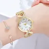 Watch zegarków designerskich zegarki różowe wysokiej jakości złotą bransoletę zegarek kwarcowy -battery Watch Fashion