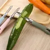 1pc Kitchen Vegetable Peeler, Stainless Steel Rotating Vegetable Peeler With Non-Slip Handle And Sharp Blade