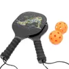 Raquettes de squash Pickleball Set Sports de plein air Bois Pickleball Paddles Set 2 Pickleball 2 Paddles Set avec sac de transport léger Pickle Ball 230621