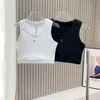 Haut lowew pour femme T-shirt Tricots Tees Débardeur lowewe recadré régulier Débardeurs en jersey de coton Débardeurs en coton mélangé brodé Anagram Shorts Designer Fitness Bra homme sous-vêtements AA