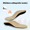 Dzieci Ortopedyczne wkładki do butów płaskie stopy Wsparcie Łuk X-O stopa nogi valgus korektor eva kids ortotyka podkładka butów
