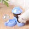 Cat Bowls Feeders Mushroom Type Pet Cat Bowl 1.8L Automatische Feeder Dog Cat Food Bowl Drinkwaterfles Kitten Bowls Voerbak voor honden 230625