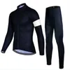 Set di abbigliamento da ciclismo Set da bicicletta a maniche lunghe Abbigliamento da ciclismo da uomo con pantaloni Vendita calda Abbigliamento da bici autunno inverno Tuta da corsa Set da ciclismo Pro TeamHKD230625