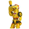 Transformation toys Robots 5pcs/set High Quality ABS Fun Larva Transformation Toys Action Figures Deformation Car Mode and Mecha Mode for Birthday Gift 230621