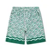 Herrspårar män 2 -stycken outfit digital tryckning abstrakt skjorta set strand avslappnad shorts kort ärm skjorta mäns sommar hawaiian strandtröjor 230621