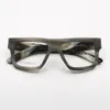 Zonnebril Frames 80s Oversized Mannen Brillen Voor Vierkante Bril Recept Brillen Retro Optische Bruin Volledige Rand Bril