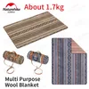 Mat Naturehike Camping Mata Mata Wełniana wełniana podkładka do spania Szal Outdoor Miękki 200x150cm pokrywka na kemping dywan kempingowy