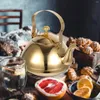 Geschirr Sets Edelstahl Teekanne Desktop Wasserkocher Metall Haushalt Sieb Krug Outdoor Dekor Dekorieren Teestube Liefert