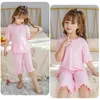 Clothing Sets Toddler Girl Wooden Ear Edge Long Sleeved Solid Color T Shirt Top Trousers Home Clothes Loose Suit For 0 To 9 Years