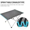 MAT Portable Folding Camping Table Outdoor Dinner Desk Home Barbecue Picnic Ultra Light Aluminium Alloy Travel Tables