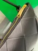 Najnowszy projektant łodzi kształt dziania torby bagietki torebki hobos czarne gładkie owce skórzane torby na ramię Złote sprzęt torebki