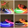 Dog Collars Leashes USB Charging LED Dog Collar Dog Safety Night Light Flashing Necklace Fluorescent Collars Pet Supplies 230625