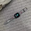 디자이너 Apple Watch Band Strap Apple Watchband Ultra Series 8 3 4 5 6 7 9 38mm 42mm 45mm 45mm 44mm 49mm iwatch 밴드 고급 삼각형 P 정품 가죽 시계 밴드