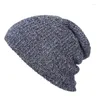 Berretti 1pc Berretto da uomo in maglia Cappello invernale caldo