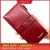 Luxury Brand Mini Designer Wallet New Buckle Women's Long Zip-per Bag Large Capacity Multi Card Id Handheld Mans Wallets Genuine Leather