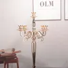 50 cm till 120 cm) Tall Crystal Candle Holder/Candlestick Candelabra For Wedding Flower Stand Centerpiece Wedding Centerpieces