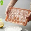 18/33 Grid Ice Balls Forms With Cover 3d Round Plastic Forms Ice Tray Home Bar Party Ice Hockey Holes Making Box Mögel Diy Mögel