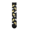 Nouvelle mode coton dessin animé motif Anime chaussettes pour hommes et femmes droite conseil Couple chaussette mi manches 38CM